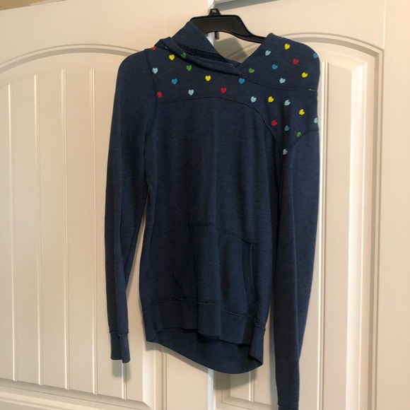 PINK Victoria's Secret Tops - PINK heart hoodie